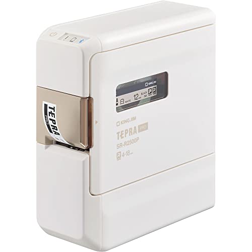 キングジム ラベルプリンター スマホ専用 「テプラ」PRO SR-R2500P (対応ラベル幅:4-18mm幅) 送料　無料｜nikkori store 6,191円