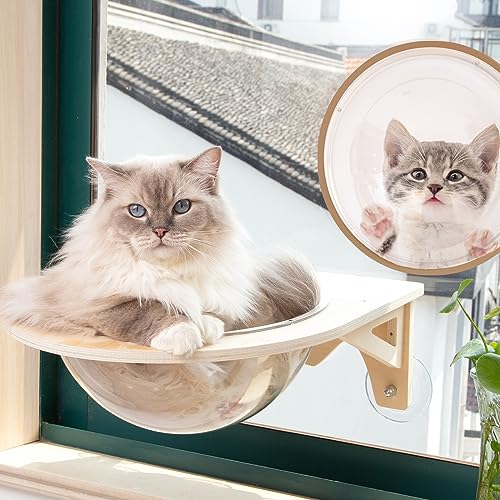 猫 ハンモック 窓 宇宙船 吸盤式 猫 ベッド 窓 透明 猫窓用ハンモック 猫窓ベッド 窓用猫ハンモック 猫窓ベッド ペットベッド キャットハ