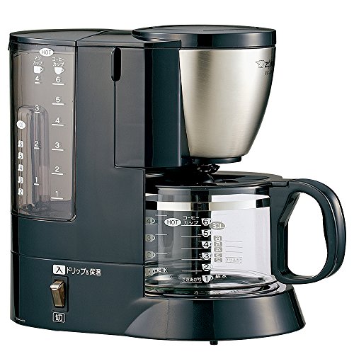 象印マホービンZOJIRUSHI 珈琲製造業者 6杯用 コクと芳ばしさを引き出すダブル熱する 2座標軸濃さ自然調整 メッシュろ波器つき ステンレスブ