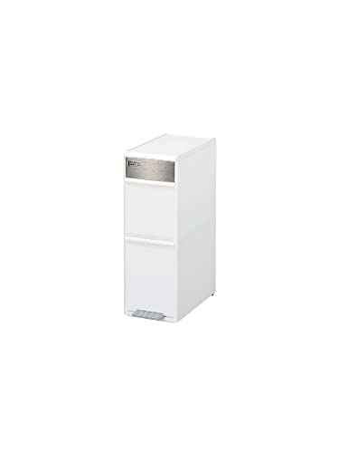 ライクイット likeit ペダル式 ゴミ箱 多段 分別スイングステーションワイド 約35L約20Lx1段・約15Lx1段 ステンレスパネル ホ