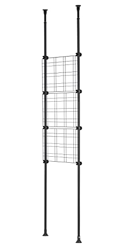 武田コーポレーション 仕切り・パーテーション・突っ張り ブラック 60×7×295cm 突っ張り2WAYパーテーション T1TP165BK