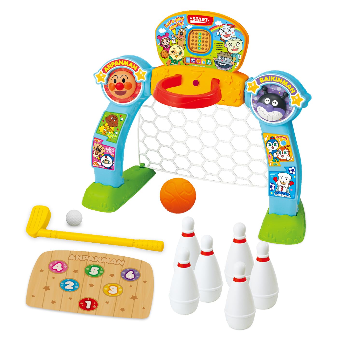 ジョイパレット アンパンマン チャレンジ! 能力アップ! スポーツデラックス4in1セット