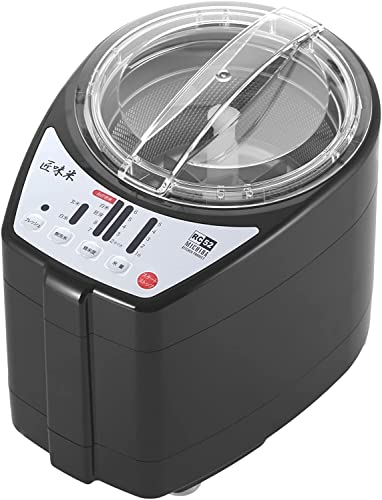 山本電気 家庭用精米機 MICHIBA KITCHEN PRODUCT 匠味米 ブラック MBRC52B|nikkori store