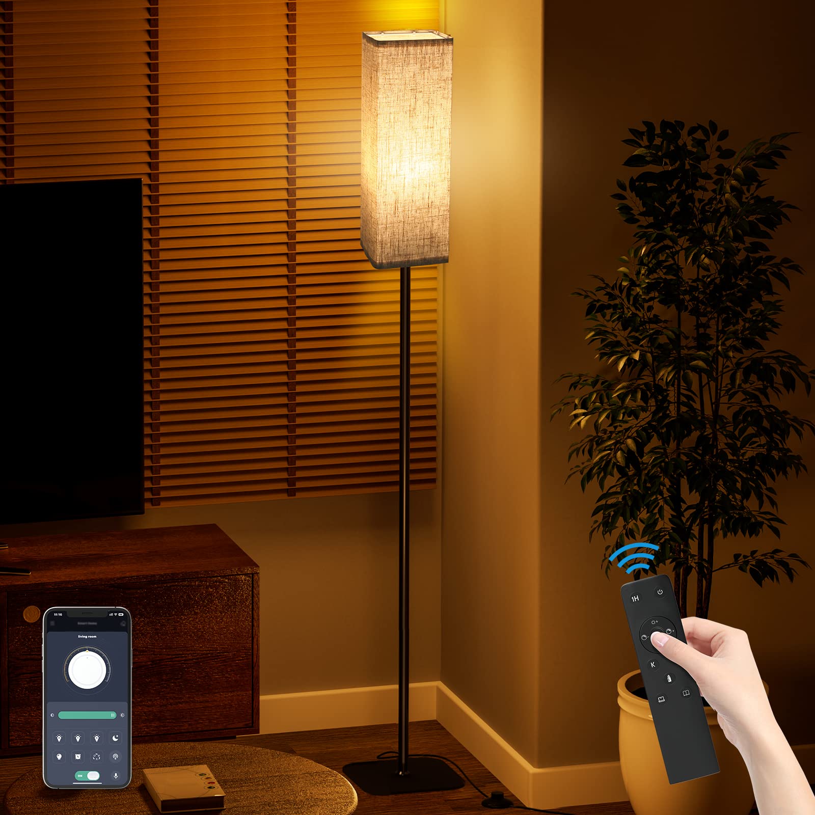 楽天市場】フロアライト 間接照明 RGB フロアランプ 1W スマート