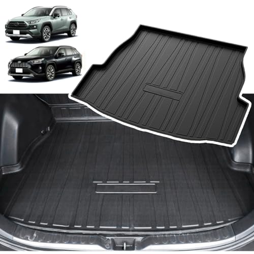emiry 新型 RAV4 50系 ラゲッジマット トランクマット 耐汚れ RAV4 カーゴマット トランクマット RAV4 3Dラゲージトレイ