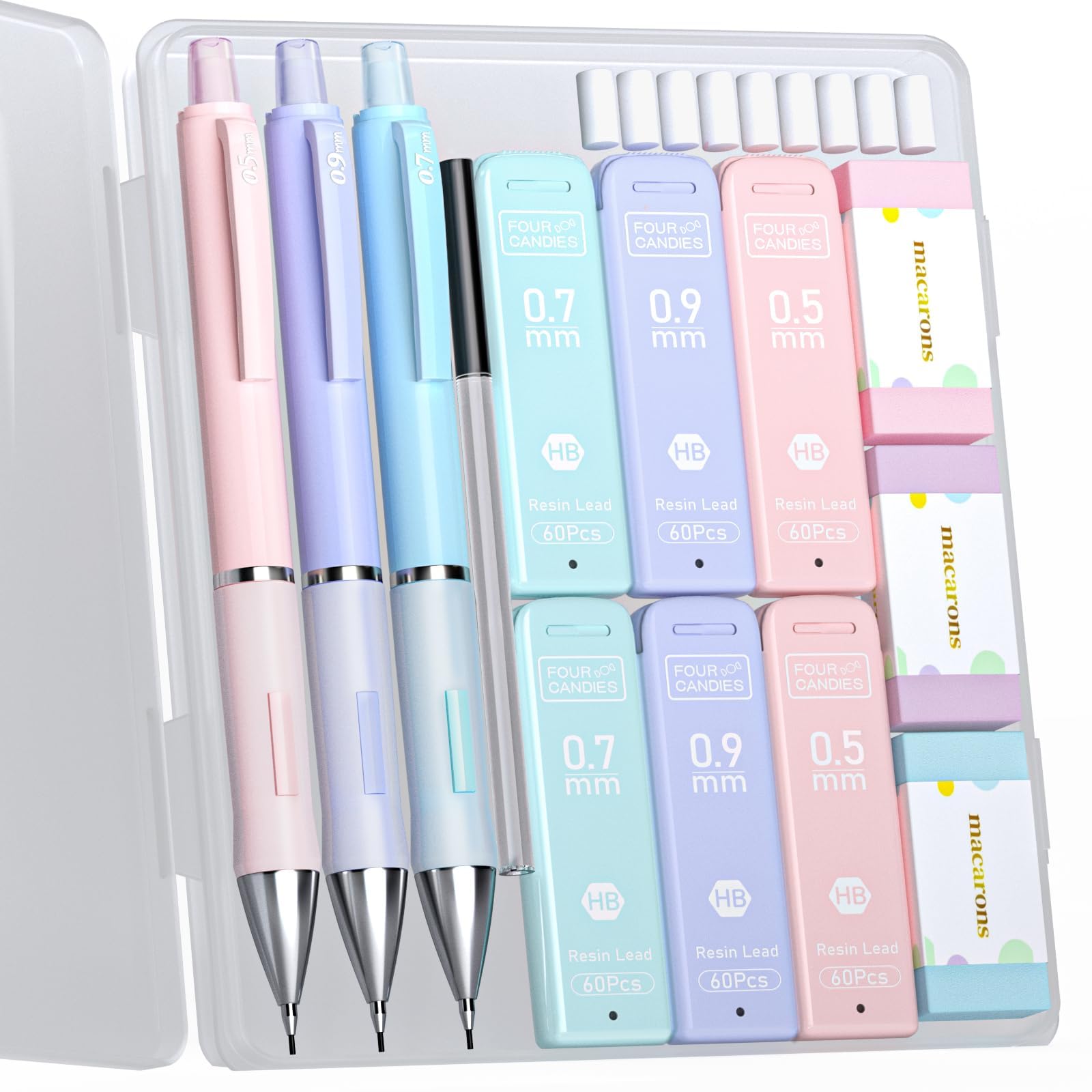 シャープペンシルセット24本セット売り Amazon.co.jp: Four Candies メタルシャープペンシル 2本セット