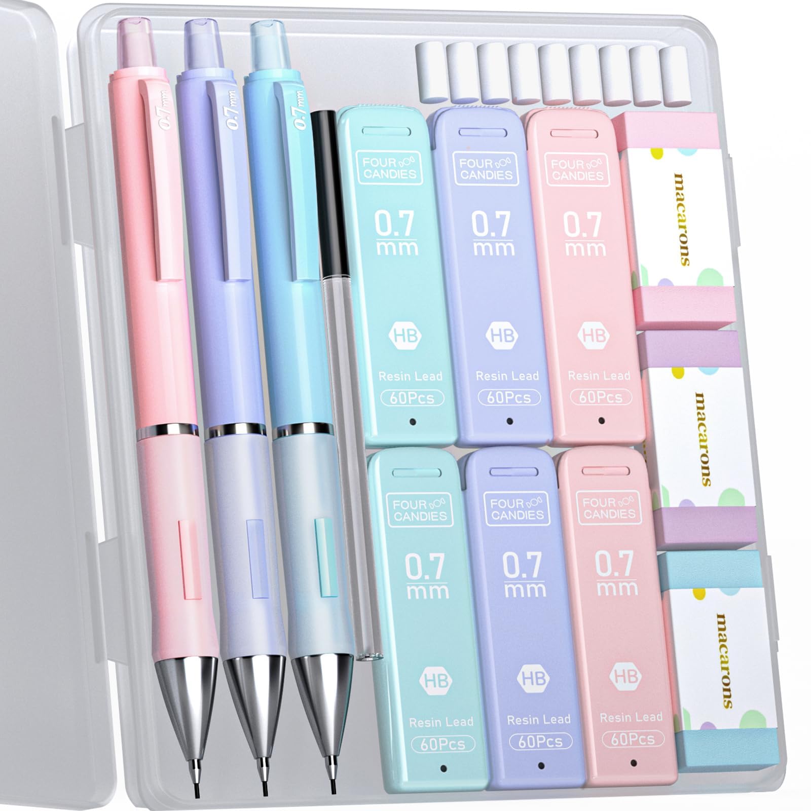 シャープペンコレクション23本セット　非売品シャープペン入り 楽天市場】Four Candies パステルシャープペンシルセット