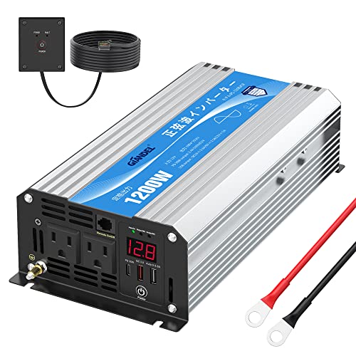 インバーター 正弦波 100W DC1VをAC100Vに変換 コンバーター 55Hz PD30W 超高速充電 Bポート付き ACコンセント 口|nikkori store