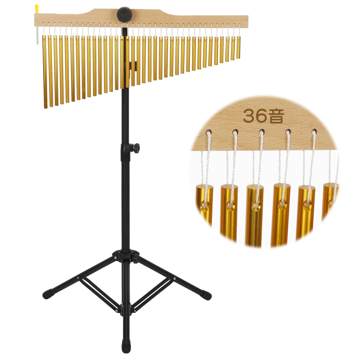 楽天市場】aleawol ツリーチャイム 36音 ウィンドチャイム 楽器 メタル