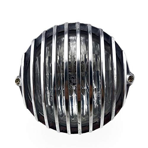 楽天市場】汎用 砲弾型 ビンテージ ヘッドライト バードケージ グリル