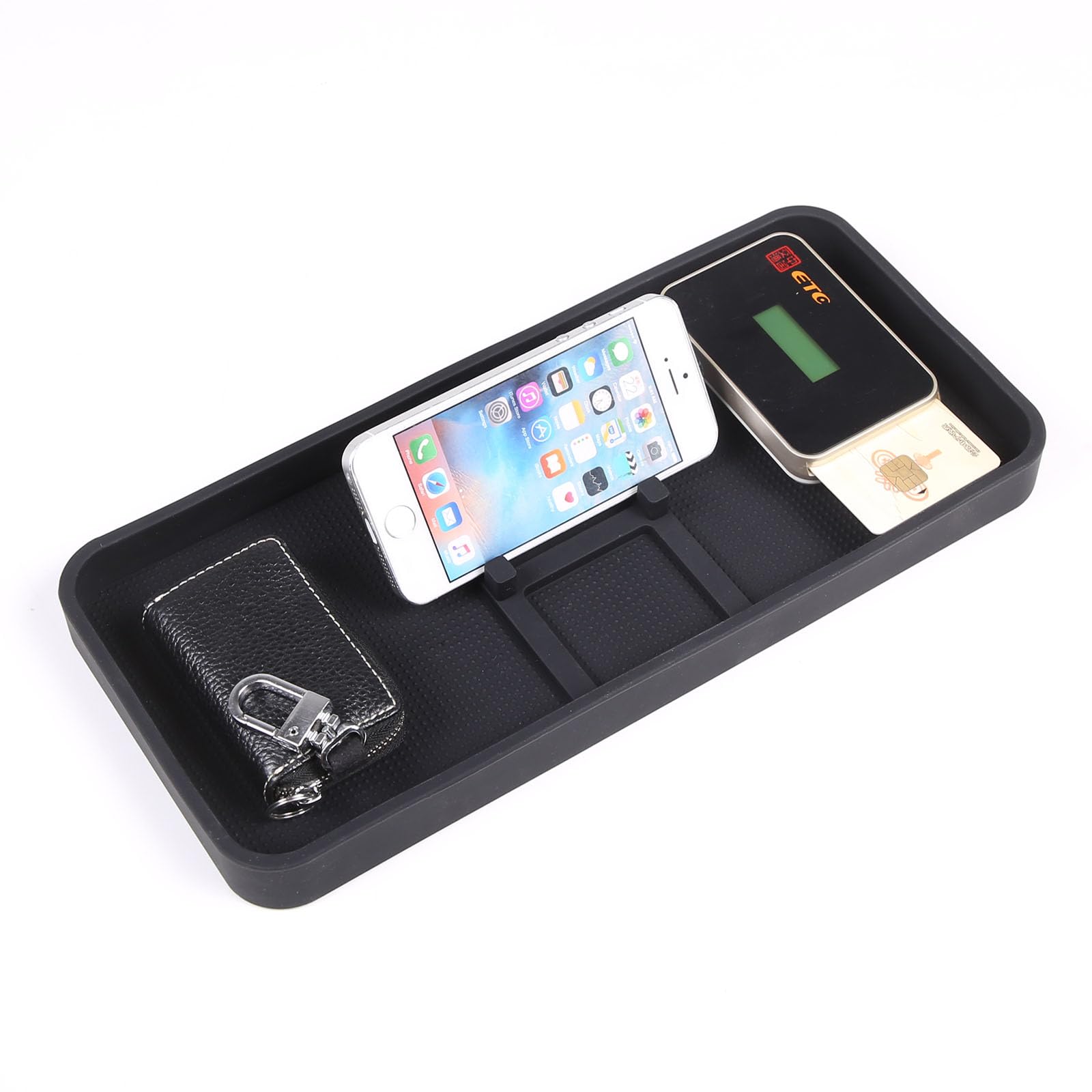 楽天市場】互換品 マルチトレイ 車用 多機能 ダッシュボードトレイ スマホスタンド 収納ボックス 小物入れ メータートレイ 大容量 滑り止め 取付簡単  防水 カー用品 30.6cm x 14.1cm (30.6cm x 14.1cm) : ホリック