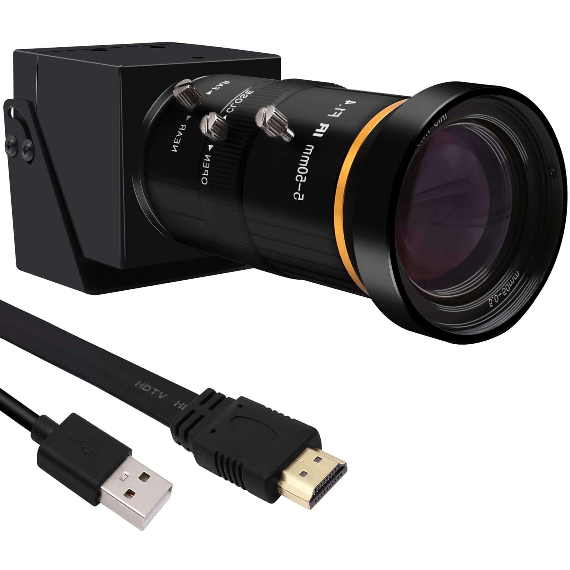 HDM UBカメラ Rabtroom 4K UHD 30FP ebカメラ 10倍光学ズーム 550mmマニュアルフォーカスズームカメラ H.65