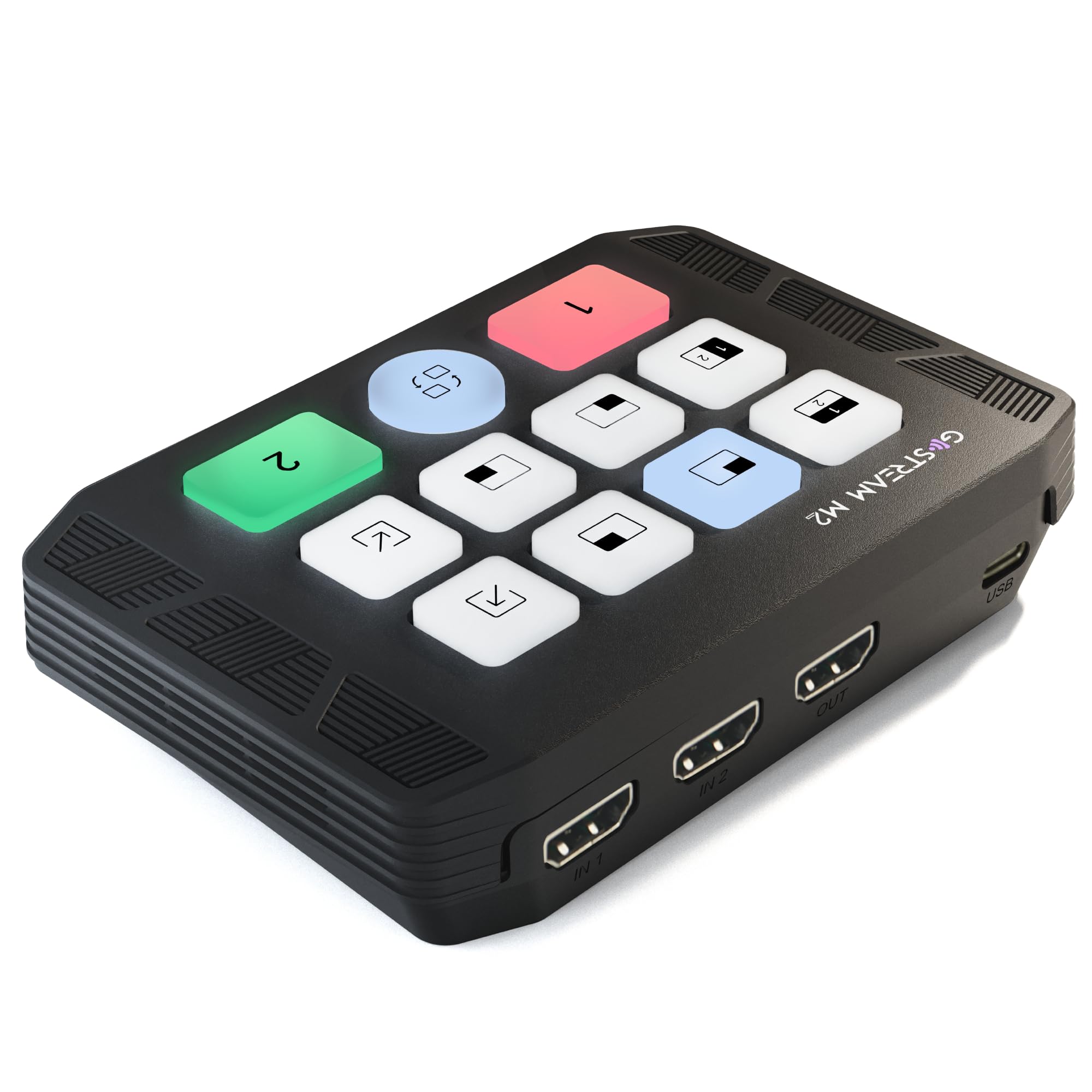 Gotream M ストリーミング用キャプチャーカード 、 ストリームスイッチ付きデュアル 4K HDM 入力キャプチャーカード ビデオキャプ