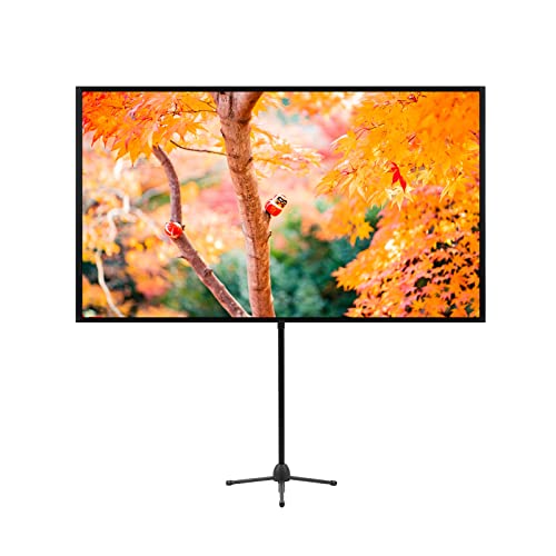 【特価商品】自立式 プロジェクタースクリーン4K対応 16:9 60インチ 三脚 Amazon | Wasjoye プロジェクタースクリーン 60インチ 自立式 携帯型