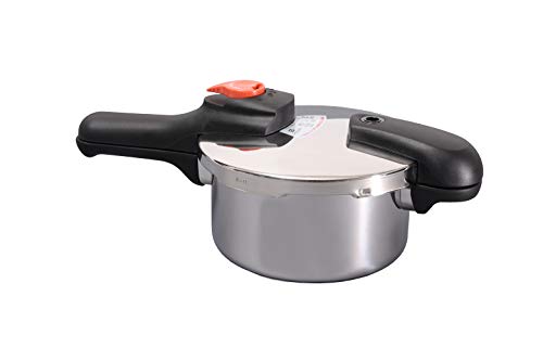 パール金属 片手 圧力鍋 2.5L H対応 ステンレス 圧力切替式 レシピ付 節約クック H5434