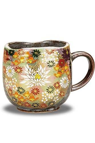 おしゃれ 九谷焼 マグカップ 金花詰 陶器 高級 ブランド 食器