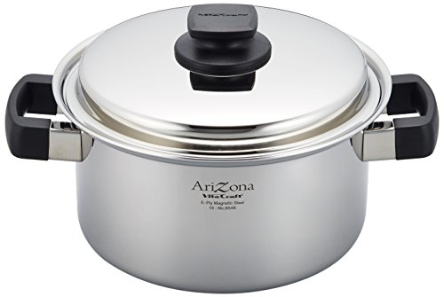 ビタクラフト 両手鍋 アリゾナ 21c レシピ付 8546 シルバー｜nikkori store 12,841円