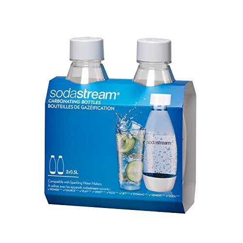 SodaStrea Source Carbonating Bottles Twin Pk 5 L by SodaStrea