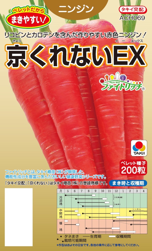 にんじんコート 楽天市場】京くれないEX コート200粒 人参種子 【タキイ交配】 : 吉谷