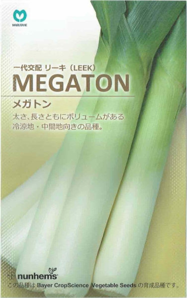 楽天市場 丸種 リーキ Megaton メガトン 約70粒 郵送対応 日光種苗