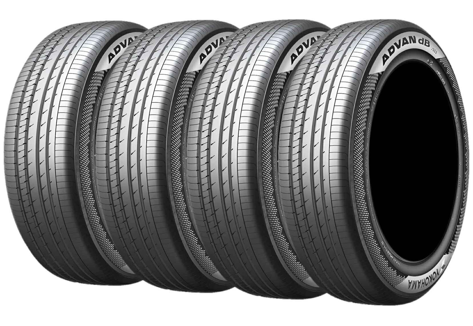 楽天市場】4本セット ヨコハマ 225/55R17 97W ADVAN dB V553