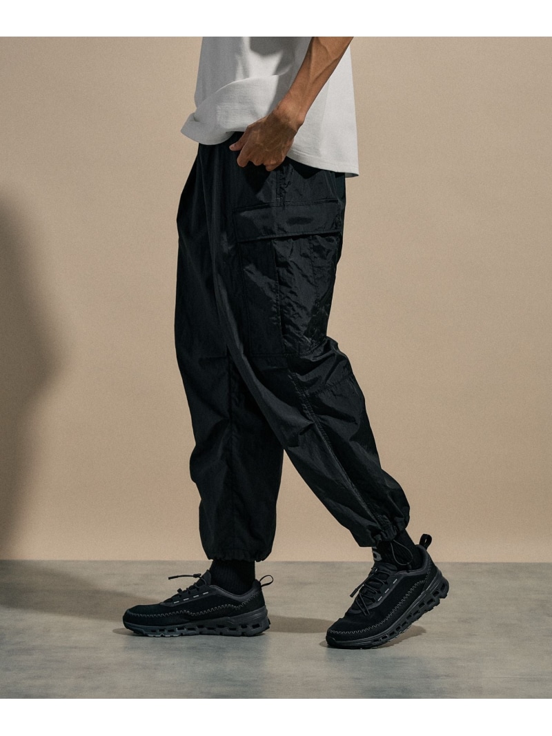 [NUMERALS]BELTED CARGO PANT NUMERALS ニコアンド パンツ その他のパンツ ブラック カーキグリーン【送料無料】[ Fashion]