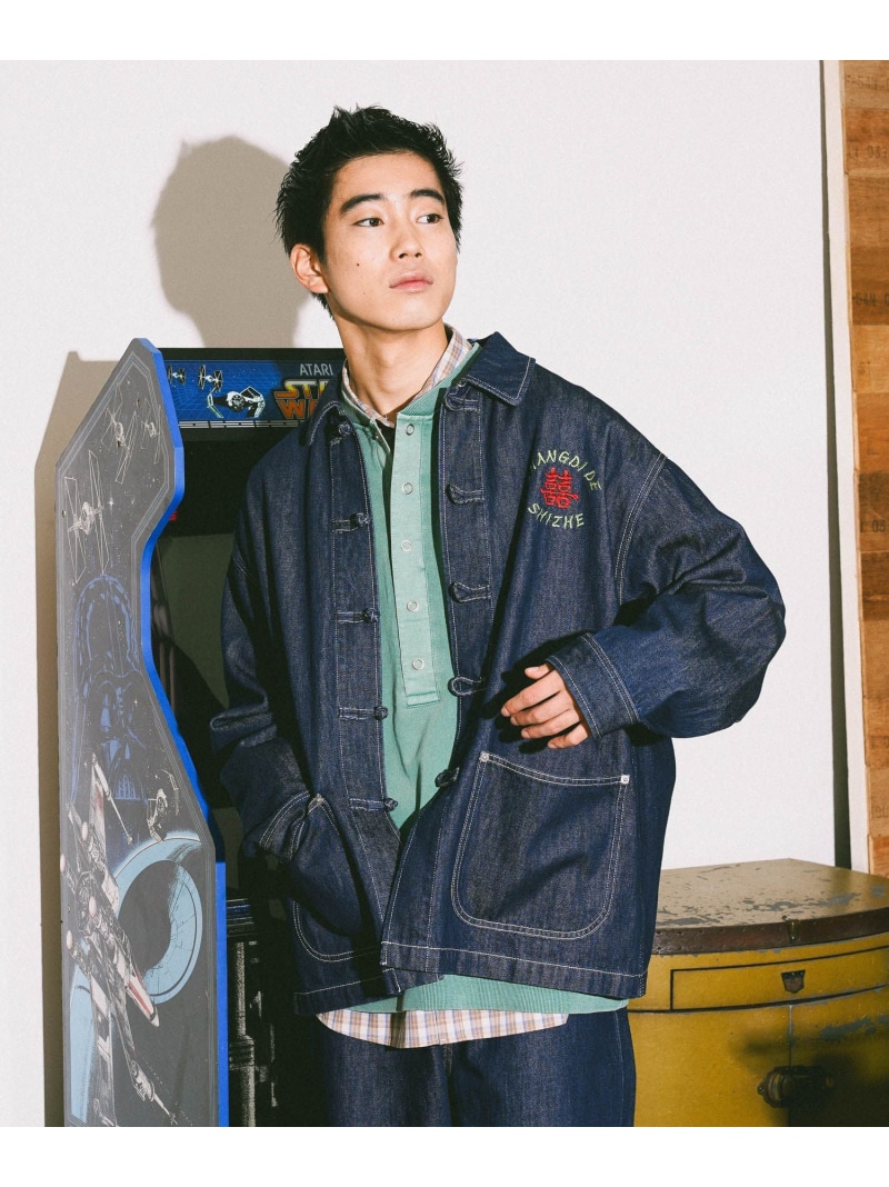 【新品タグ付き✨️】ニコアンド 人気スタッフプロデュース4wayデニムジャケット niko and…（ニコアンド） デニムジャケット gジャン フロッキー