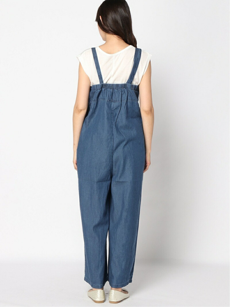楽天市場 Sale 70 Off W デニムワンショルサロペット Niko And ニコアンド パンツ ジーンズ サロペット オールインワン ブルー Rba E Rakuten Fashion Niko And ニコアンド