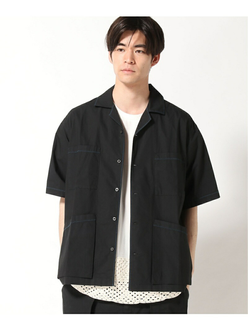 M ステッチオープンカラーシャツ シャツ ニコアンド And Niko