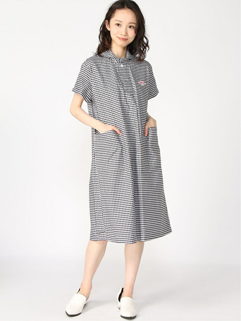 楽天市場 Rakuten Fashion Sale 30 Off W Dntn Spギンガムop Niko And ニコアンド ワンピース 半袖ワンピース ブラック ブルー Rba E 送料無料 Niko And ニコアンド