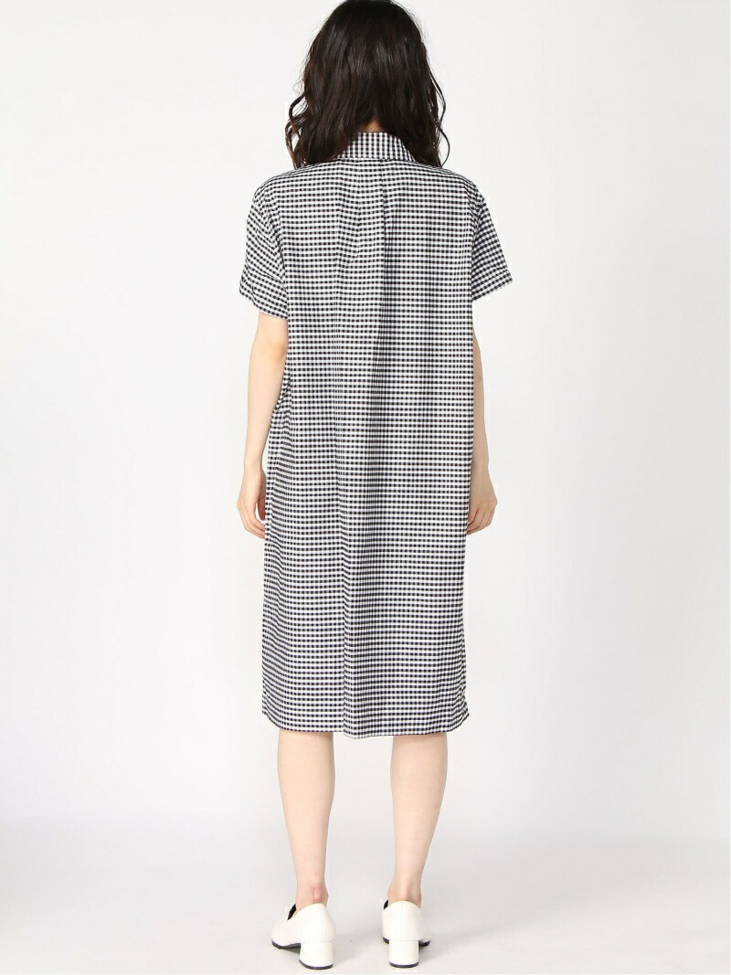 楽天市場 Rakuten Fashion Sale 30 Off W Dntn Spギンガムop Niko And ニコアンド ワンピース 半袖ワンピース ブラック ブルー Rba E 送料無料 Niko And ニコアンド