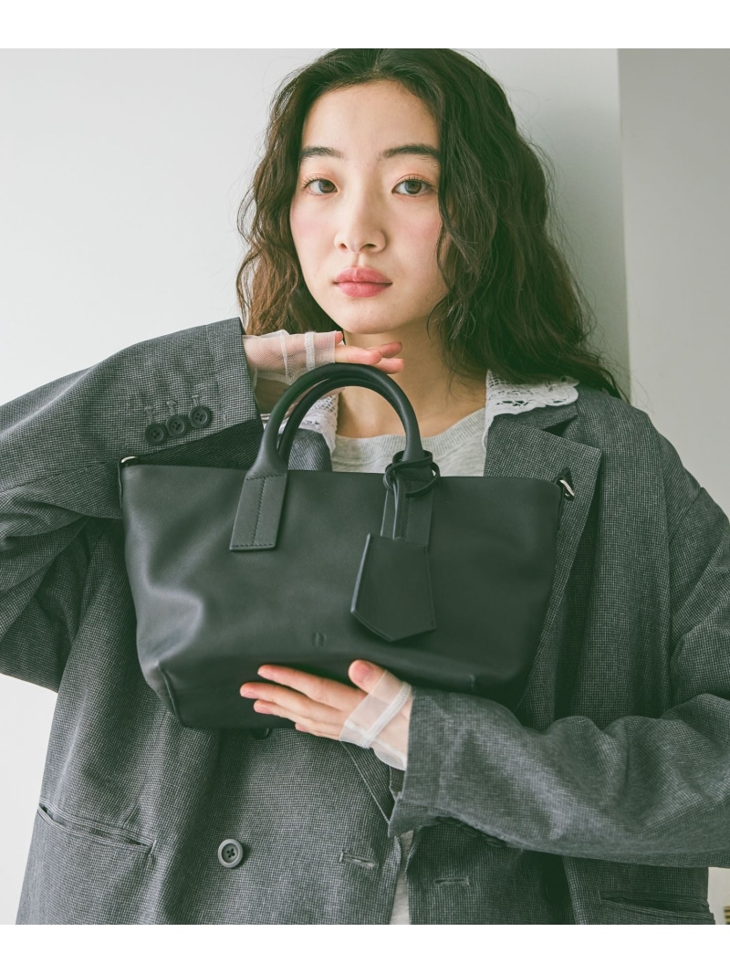 【SALE／30%OFF】《500ml瓶納める能力のある》本当のなめし革2WAYトートバッグ niko and ... ニコアンド 御徒面子 トートバッグ 黒いこと【RBA_E】【貨物輸送無料】[ Fashion]