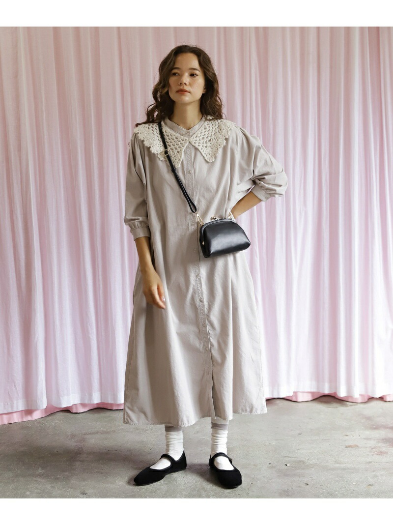 W Tenderコールハオリワンピ Niko And ニコアンド ワンピース 長袖ワンピース 送料無料 Rakuten Fashion Kuechen Ly