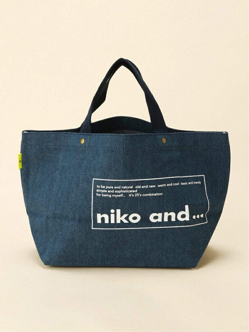 楽天市場 Rakuten Fashion Sale Off Ornkロゴトートbag M Niko And ニコアンド バッグ トートバッグ ブラック ブルー ホワイト Rba E Niko And ニコアンド