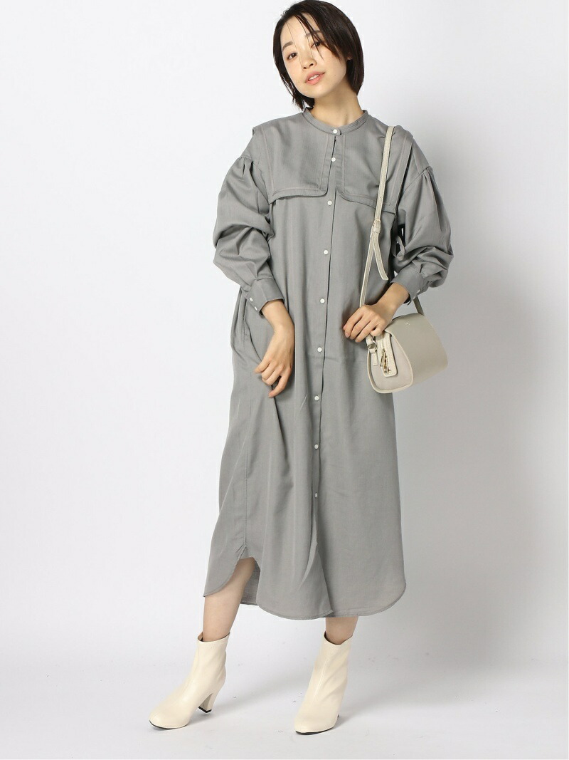 楽天市場 W セーラカラー2wayマキシop Niko And ニコアンド ワンピース ロングワンピース マキシワンピース グレー ブラック ネイビー 送料無料 Rakuten Fashion Niko And ニコアンド