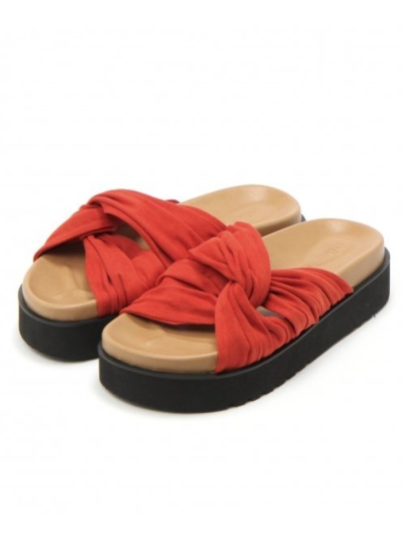 楽天市場 Sale 78 Off W Orツイストアツゾコサンダル Niko And ニコアンド シューズ サンダル ミュール オレンジ グレー ブラック Rba E Rakuten Fashion Niko And ニコアンド