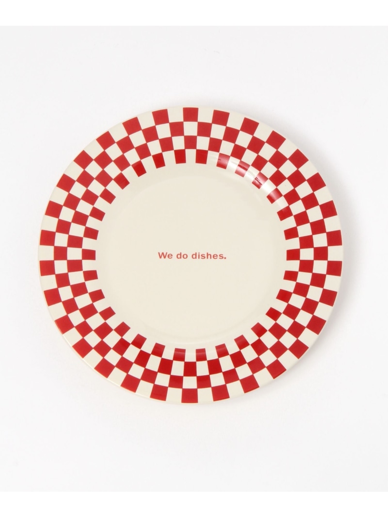 【楽天市場】[Fishs Eddy(フィッシュエディ)]チェックプレート S/直径18.5cm Fishs Eddy ニコアンド 食器・調理