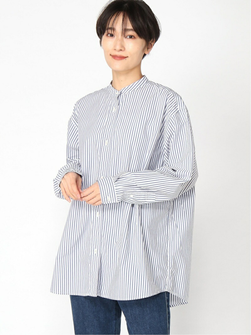 楽天市場 W ホヅホヅオックスワイドsh Niko And ニコアンド シャツ ブラウス 長袖シャツ ホワイト グレー 送料無料 Rakuten Fashion Niko And ニコアンド