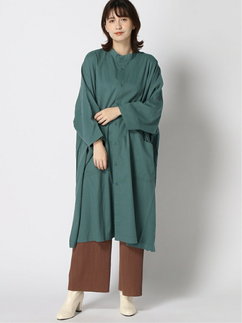 楽天市場 Sale 50 Off W ツイルbigworkワンピ Niko And ニコアンド ワンピース シャツワンピース グリーン ネイビー ベージュ Rba E Rakuten Fashion Niko And ニコアンド