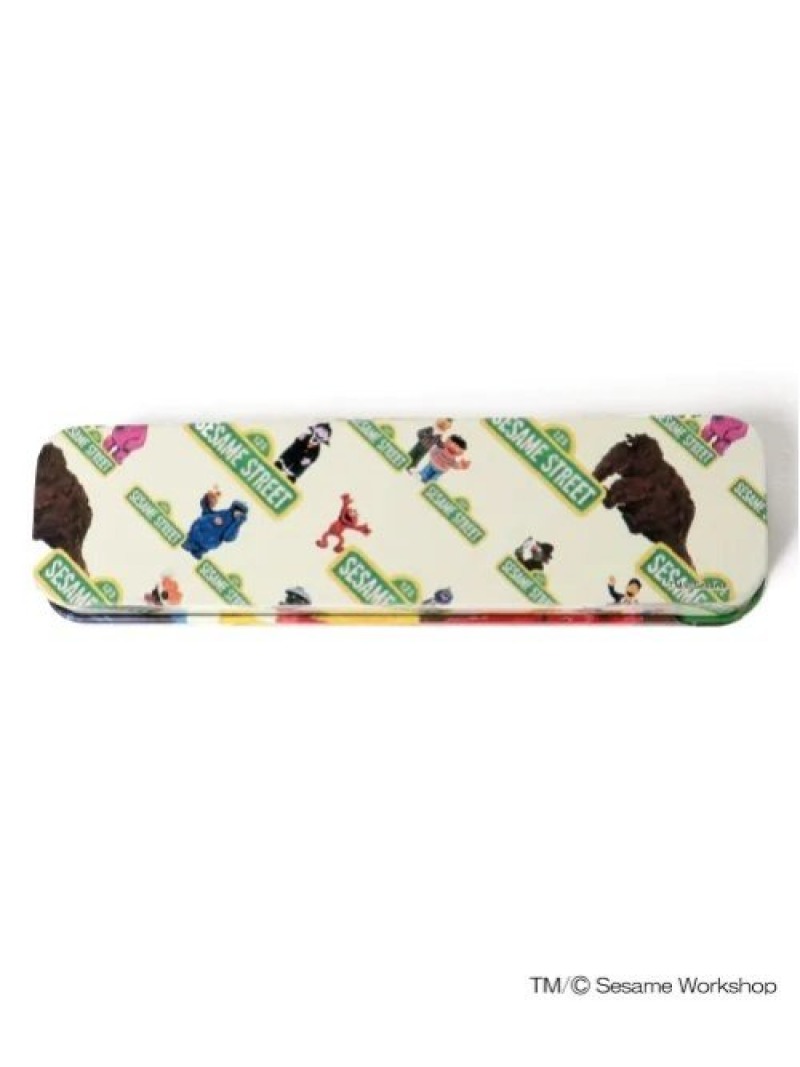 楽天市場 Sale 50 Off セサミストリート コラボ缶ペンケース Niko And ニコアンド 生活雑貨 ステーショナリー イエロー ホワイト Rba E Rakuten Fashion Niko And ニコアンド