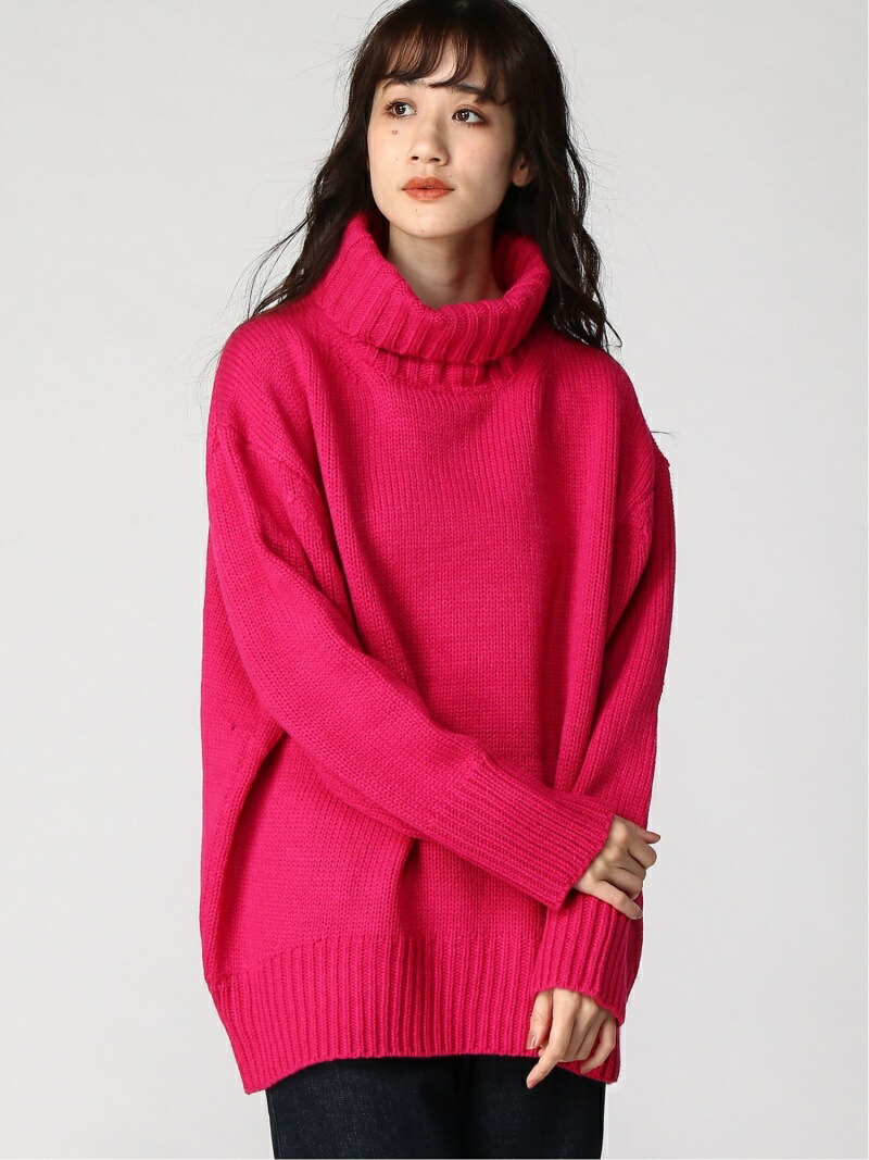 楽天市場 Rakuten Fashion Sale 50 Off W ローゲージタートルbigpo Niko And ニコアンド ニット ニットタートル ピンク ブラック ブルー ベージュ ブラウン グリーン Rba E Niko And ニコアンド