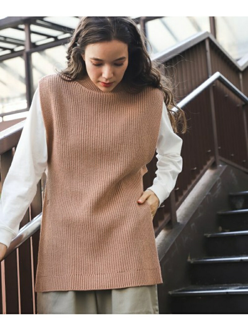 楽天市場 Sale 70 Off W 2wayハイネックニットベスト Niko And ニコアンド コート ジャケット ベスト ブラック ブラウン ブルー ベージュ Rba E Rakuten Fashion Niko And ニコアンド