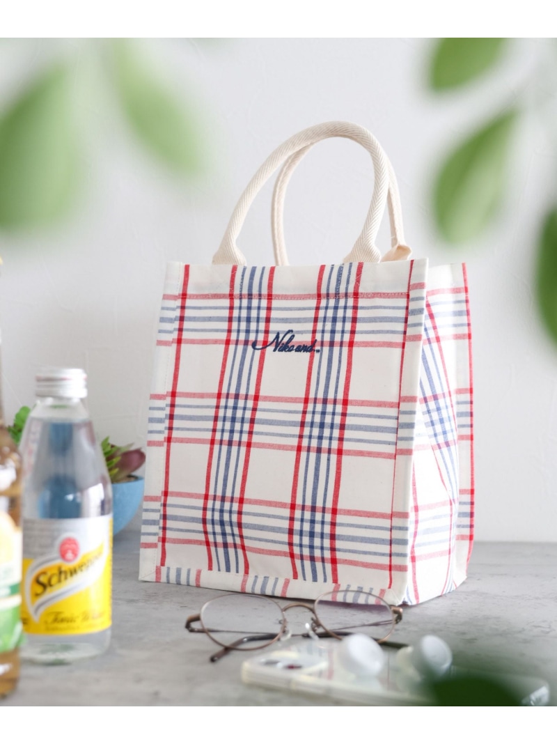 【楽天市場】【SALE／30%OFF】オリジナル 先染め刺繍ランチバッグ niko and ニコアンド 食器・調理器具・キッチン用品