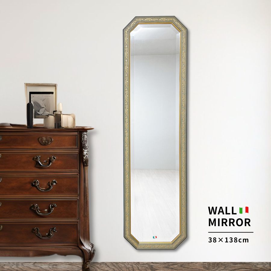 楽天市場】【15%OFFクーポン】 鏡 壁掛け イタリア 姿見 鏡 ミラー