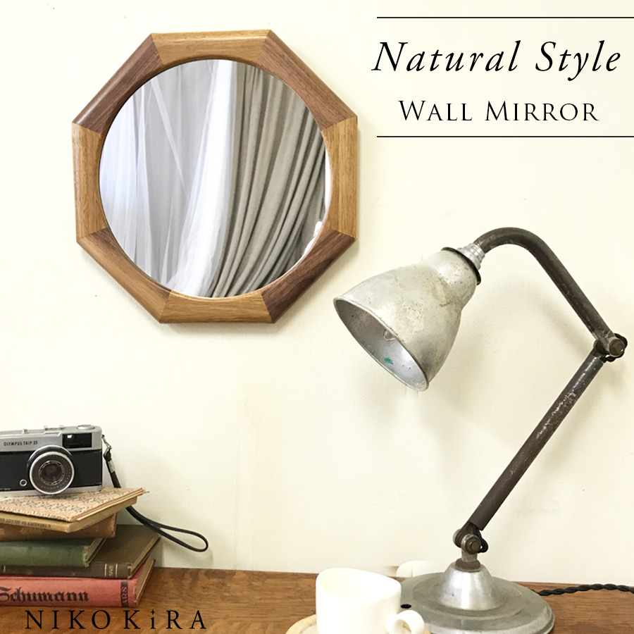 Nikokira Mirror Wall Feng Shui Octagon Mirror Entrance Mirror