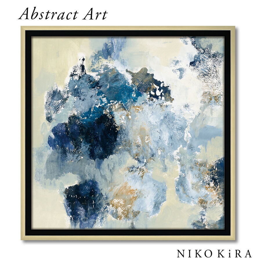 抽象画 アブストラクト アートパネル おしゃれ 32cm シルビア ヴァシレヴァ インディゴ モノタイプ 抽象 モダン コンポジション デザイン アート フレーム パネル 展覧 絵画 名画 絵 壁掛け 額入り 油絵 ポスター リビング トイレ 玄関 プレゼント モダン Andapt Com
