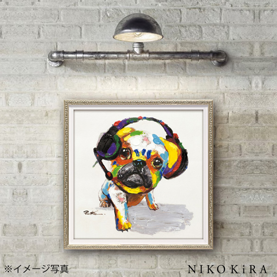 おしゃれ アート モダン 絵画 オイル ペイント アート B Dog 33cm 33cm かわいい 絵 インテリア 犬 いぬ イヌ ドッグ わんこ わんちゃん 好き カラフル 油絵 アート パネル リビング トイレ 玄関 プレゼント 送料無料 septicin Com