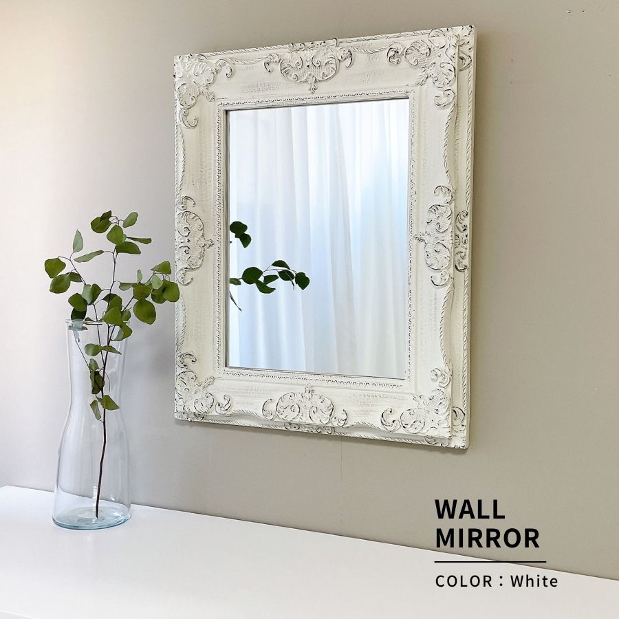 楽天市場】鏡 壁掛け アンティーク イタリア製 クラシックミラー
