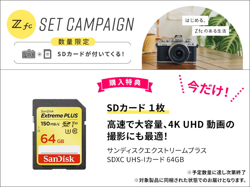 木造 Nikon Zfc 16-50 VR SLレンズキット 64GB SDカード付き