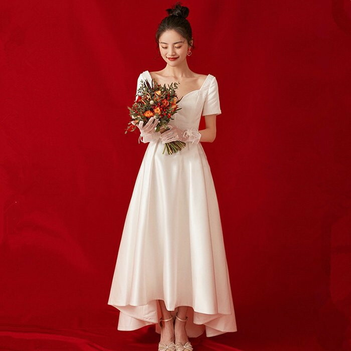 パーティードレス30代 ウェディングドレス 二次会 お呼ばれ 結婚式 白 ウェディングドレス 花嫁 40代 ウェディングドレス 20代 海外挙式|にこにこファッション